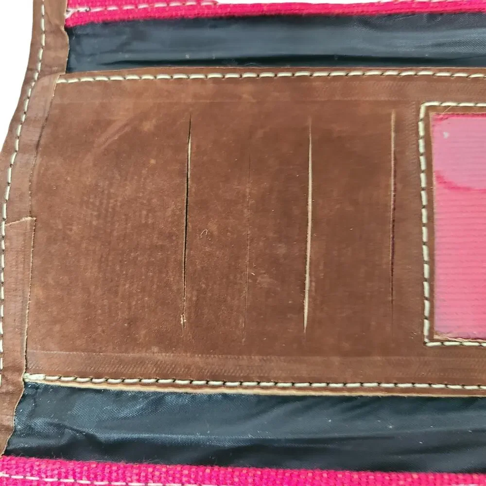 Bohemian Floral Embroidered‎ Women's Trifold Wallet Made in Guatemala Colorful